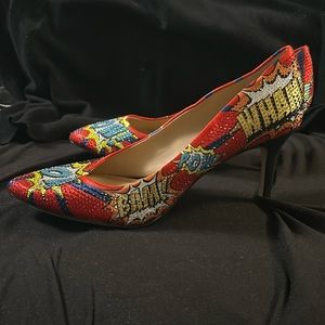 Bling heels! Sixe 12 wide ( not extra wide )